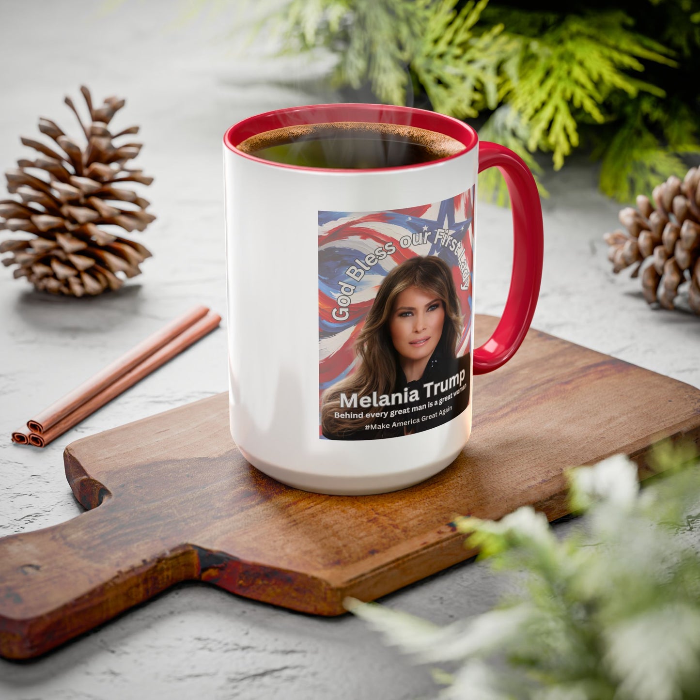 Mug - Cheerful Quote Honoring Our First Lady Because She's Awesome