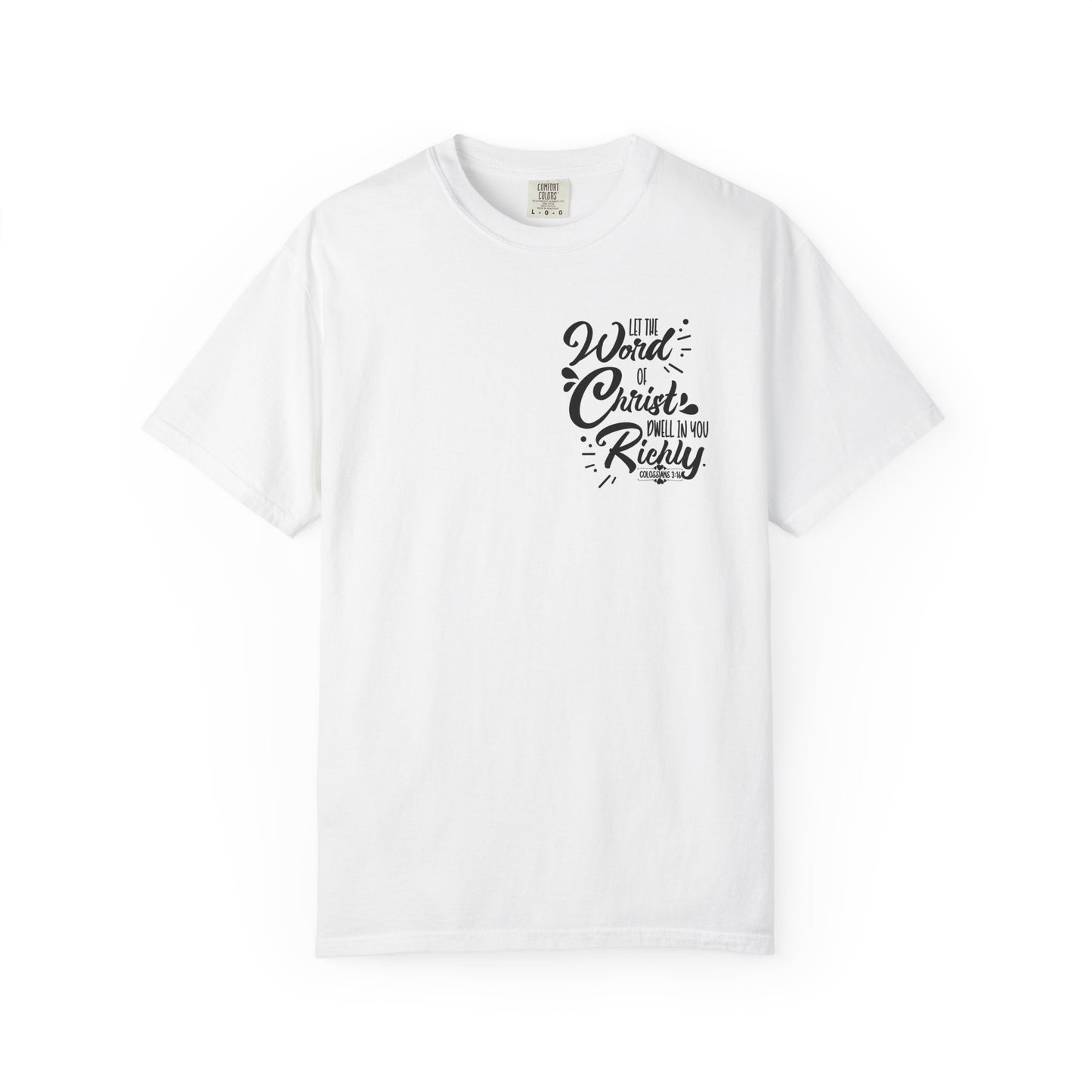 Faith-Based T-Shirt with Salvation Prayer & Corinthians Verse