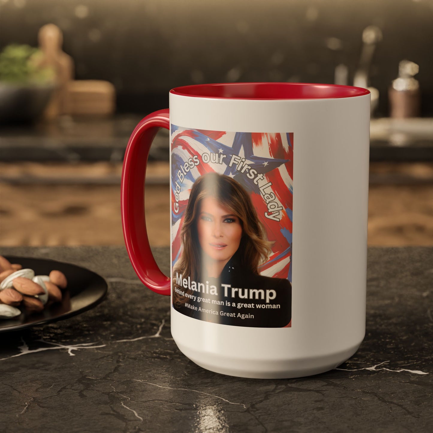 Mug - Cheerful Quote Honoring Our First Lady Because She's Awesome