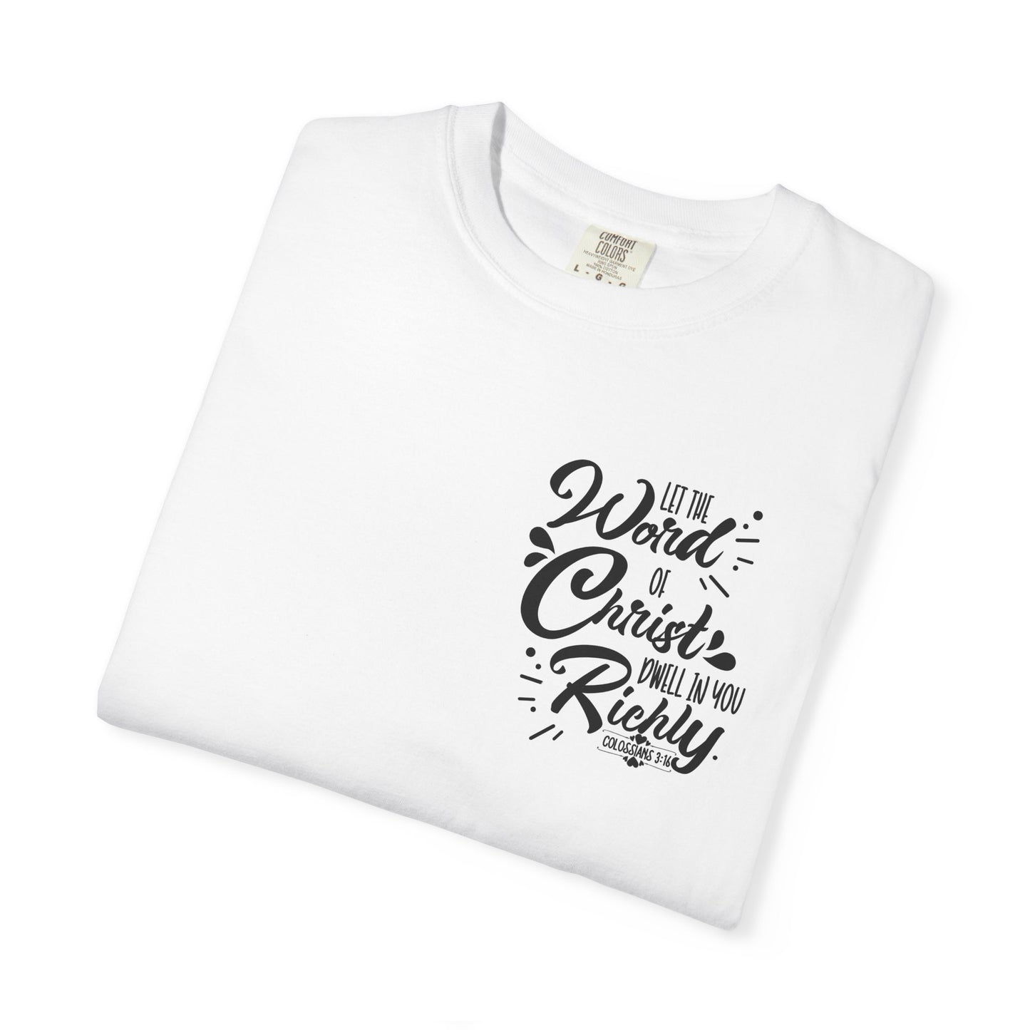 Faith-Based T-Shirt with Salvation Prayer & Corinthians Verse