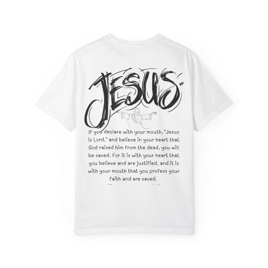 Faith-Based T-Shirt with Salvation Prayer & Corinthians Verse