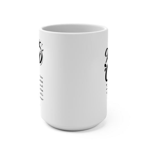 Faith Mug 15oz - Corinthians Verse and Salvation Prayer